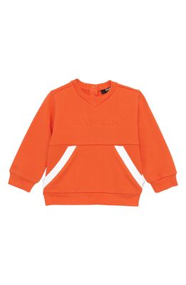 Balmain Embossed Logo Sweatshirt in 406Bc Orange