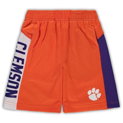 Outerstuff Preschool Orange Clemson Tigers Down The Field Mesh Shorts