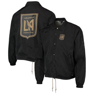 Men's The Wild Collective Black LAFC Coaches Full-Snap Jacket