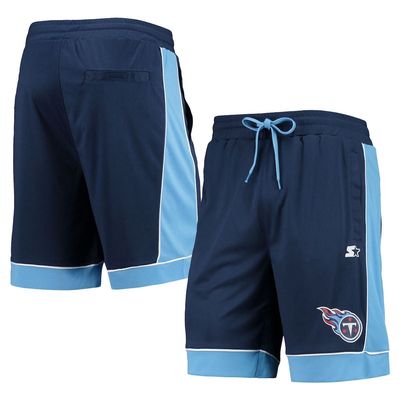 Men's Starter Navy/Blue Tennessee Titans Fan Favorite Fashion Shorts