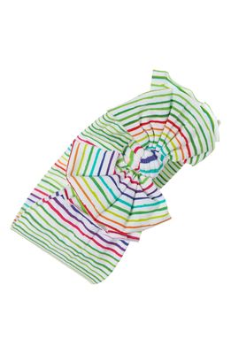 Baby Bling Fab-Bow-Lous Print Headband in Lucky Stripe