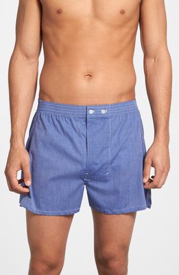 Nordstrom 3-Pack Classic Fit Boxers in Blue Eoe/White