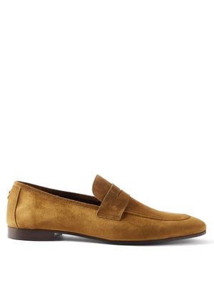 Bougeotte - Suede Loafers - Mens - Bronze