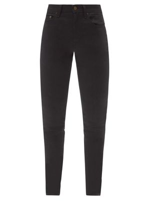 Saint Laurent - Mid-rise Skinny-leg Jeans - Womens - Black
