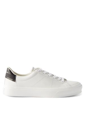 Givenchy - City Sport Leather Trainers - Mens - White Black