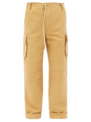 Jacquemus - Giardino Cotton-twill Cargo Trousers - Mens - Dark Beige