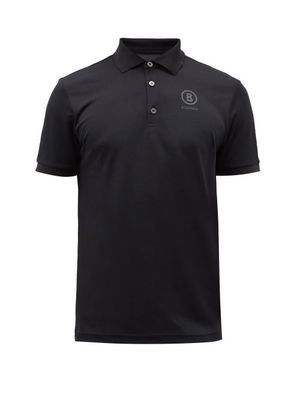 Bogner - Logo-print Technical-piqué Golf Polo Shirt - Mens - Black