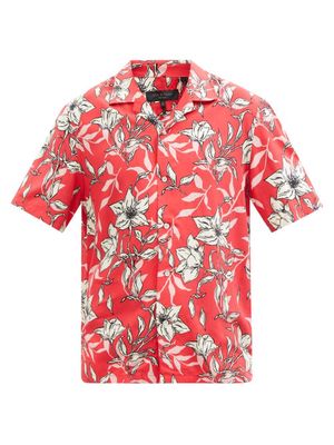 Rag & Bone - Avery Floral-print Shirt - Mens - Red Multi