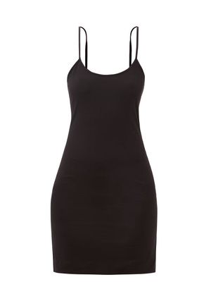 The Row - Falala Silk-blend Jersey Slip Dress - Womens - Black