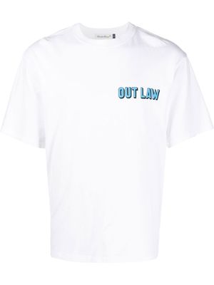 UNDERCOVER Out Law graphic-print T-shirt - White