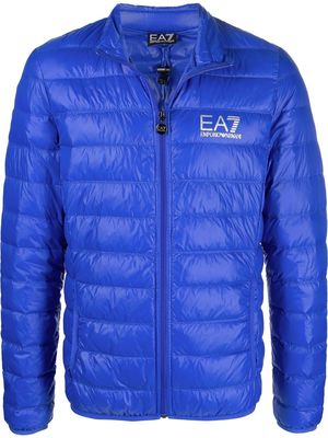 Ea7 Emporio Armani padded zip-up down jacket - Blue