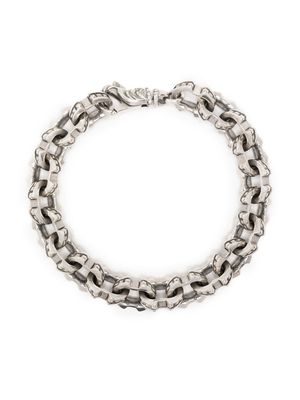 Emanuele Bicocchi spike chain-link bracelet - Silver