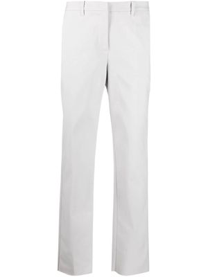 Emporio Armani high-waist straight trousers - Grey