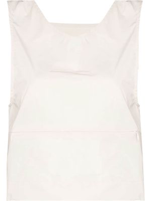Timothy Han / Edition Action sleeveless crop top - White