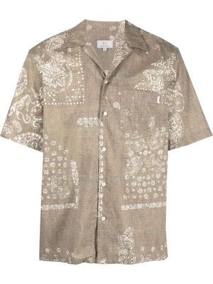 Woolrich paisley-print cotton shirt - Neutrals