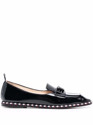 Thom Browne bow-detail flat loafers - Black