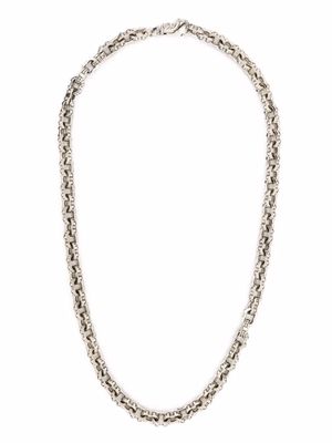 Emanuele Bicocchi spiked chain-link necklace - Silver