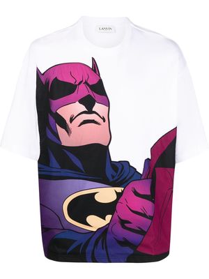 LANVIN x Batman oversized graphic-print T-shirt - White