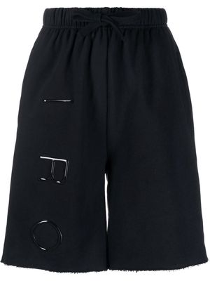 IRO Joela logo-print shorts - Black