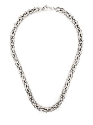 Emanuele Bicocchi spiked-link chain necklace - Silver
