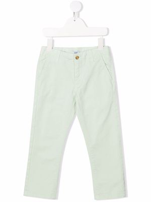 Knot James cotton twill trousers - Green