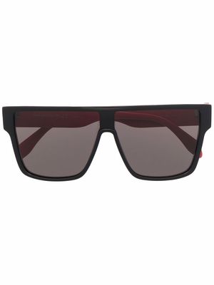 Alexander McQueen oversize square-frame sunglasses - Black