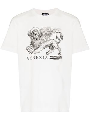 Diesel Venezia graphic-print T-shirt - White