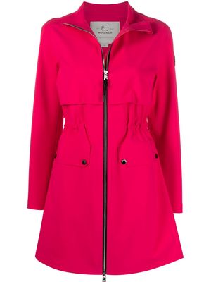 Woolrich zip-fastening short coat - Pink