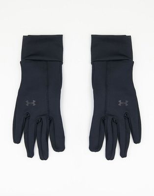 Under Armour storm liner gloves in black