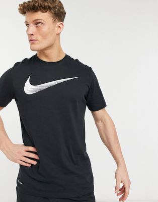 Nike Training Dri-FIT 2yr Swoosh logo T-shirt in black