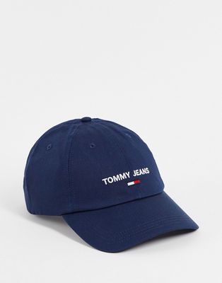 Tommy Jeans flag cap in navy
