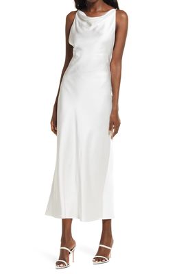Significant Other Diedra Sleeveless Satin Dress in Ivory