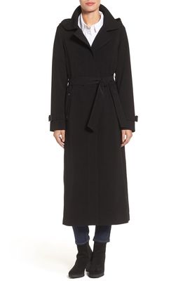 Gallery Full Length Hooded Nepage Raincoat in Black
