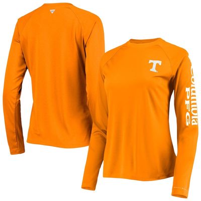 Women's Columbia Tennessee Orange Tennessee Volunteers PFG Tidal Long Sleeve T-Shirt
