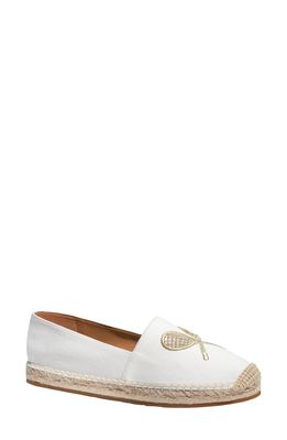 kate spade new york doubles espadrille flat in Optic White