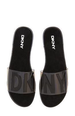 DKNY Waltz Flat Sandal in Smoke