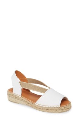 Toni Pons Etna Espadrille Sandal in White Leather