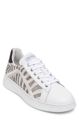NeroGiardini Animal Embellished Sneaker in White