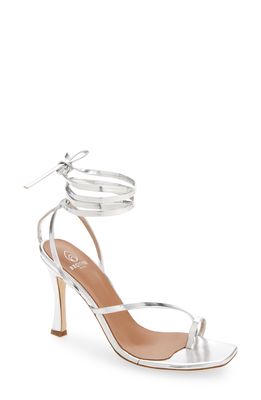 Brother Vellies Bike Ankle Strap Sandal in Silver