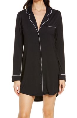 Nordstrom Moonlight Eco Nightshirt in Black