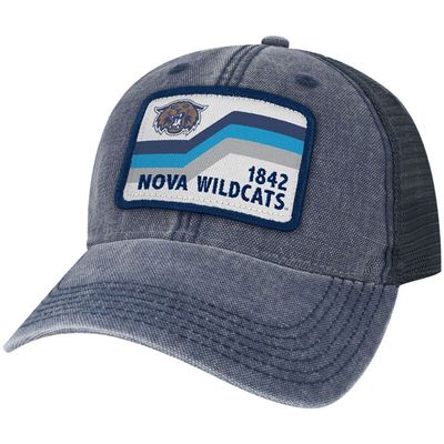 LEGACY ATHLETIC Men's Navy Villanova Wildcats Sun & Bars Dashboard Trucker Snapback Hat