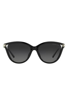 Michael Kors 54mm Cat Eye Sunglasses in Black