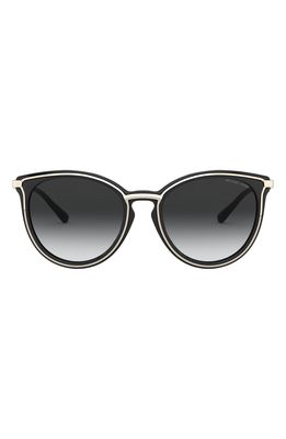 Michael Kors 54mm Gradient Cat Eye Sunglasses in Gold Black