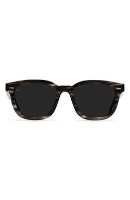 RAEN Myles 53mm Polarized Round Sunglasses in Static/Dark Smoke