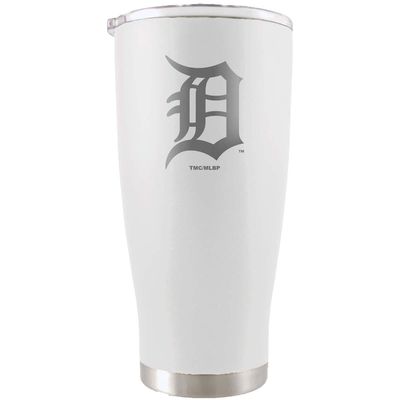 THE MEMORY COMPANY Detroit Tigers 20oz. Etched Team Logo Tumbler - White