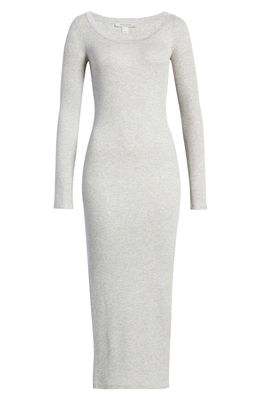 AllSaints Rina Long Sleeve Dress in Grey Marl