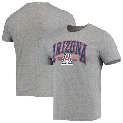 Men's League Collegiate Wear Heathered Gray Arizona Wildcats Upperclassman Reclaim Recycled Jersey T-Shirt in Heather Gray