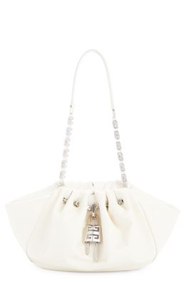 Givenchy Kenny Small Leather Shoulder Bag in Ivory