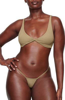 SKIMS Fits Everybody Skimpy Scoop Bralette in Khaki