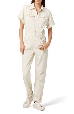 Hudson Jeans Boxy Utility Jumpsuit in Distressed Egret 2